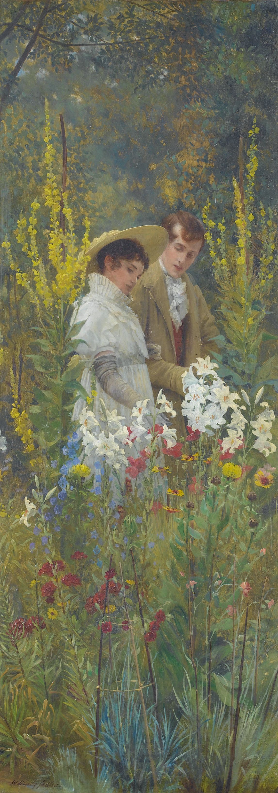 The Lovers' Walk by Walter Dendy Sadler